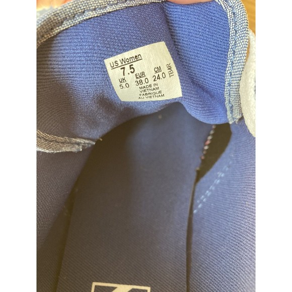 Vans Woman's Size 7.5 Canvas Floral Print Sneaker Shoe Low Top Lace Ups - Picture 4 of 11